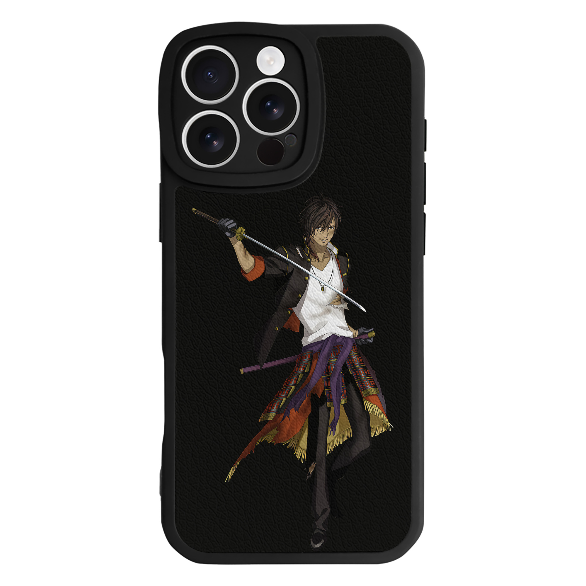 （画像用） 刀剣乱舞 Touken Ranbu 【iPhone 16シリーズ対応】シリコンスマホケース（レザー調） 材質：シリコン
